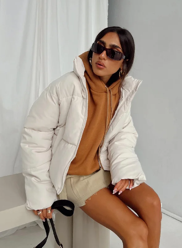 Augie Puffer Jacket Cream