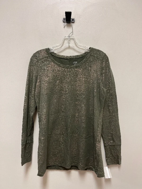 Green Top Long Sleeve Ana, Size M