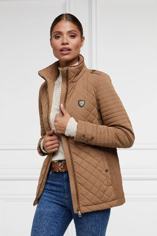 Juliana Quilted Jacket (Coffee)