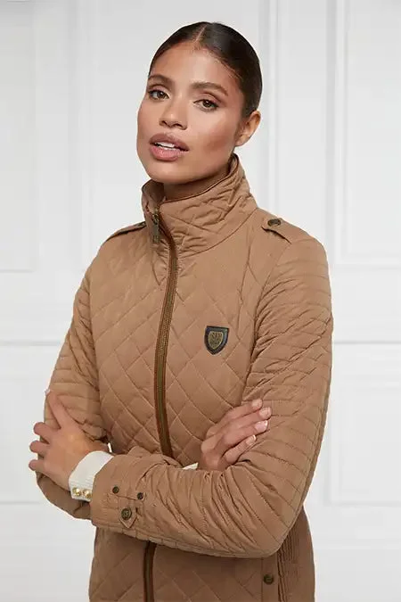 Juliana Quilted Jacket (Coffee)