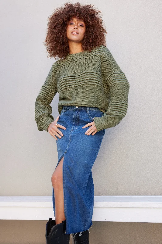 Kamalei Knit - Olive