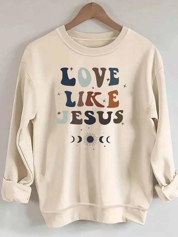 Love Jesus Women's Easter Holly Week Sweatshirt