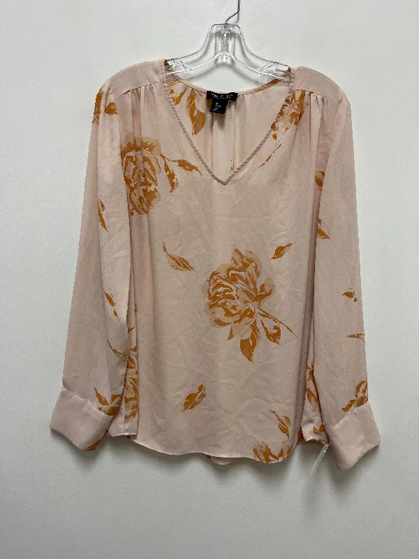 Pink Top Long Sleeve Rachel Zoe, Size L