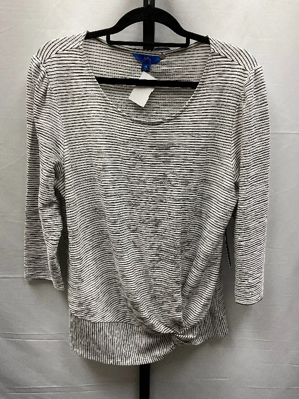 Striped Pattern Top Long Sleeve Apt 9, Size Xl