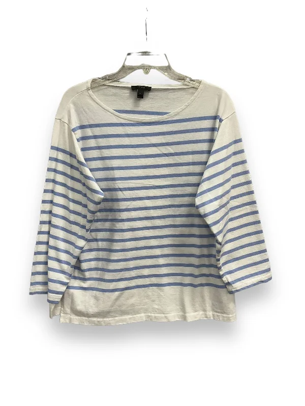 Striped Pattern Top Long Sleeve J. Crew, Size L