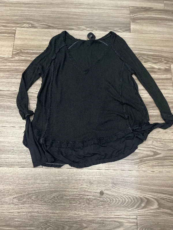 Top Long Sleeve By We The Free In Black, Size: Xs