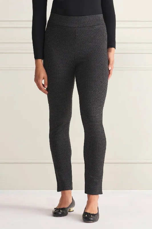 Houndstooth Ponte Pant