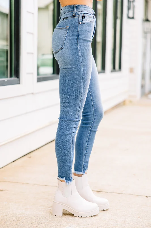 KanCan: Going Up Medium Wash High Waist Skinny Jeans