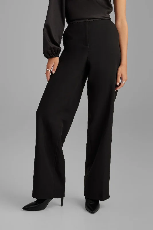 Pantalon Tuxedo jambe large - Femme