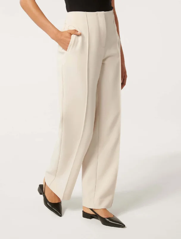 Zali Petite Pintuck Straight Leg Pants