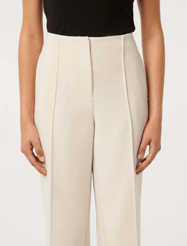 Zali Petite Pintuck Straight Leg Pants