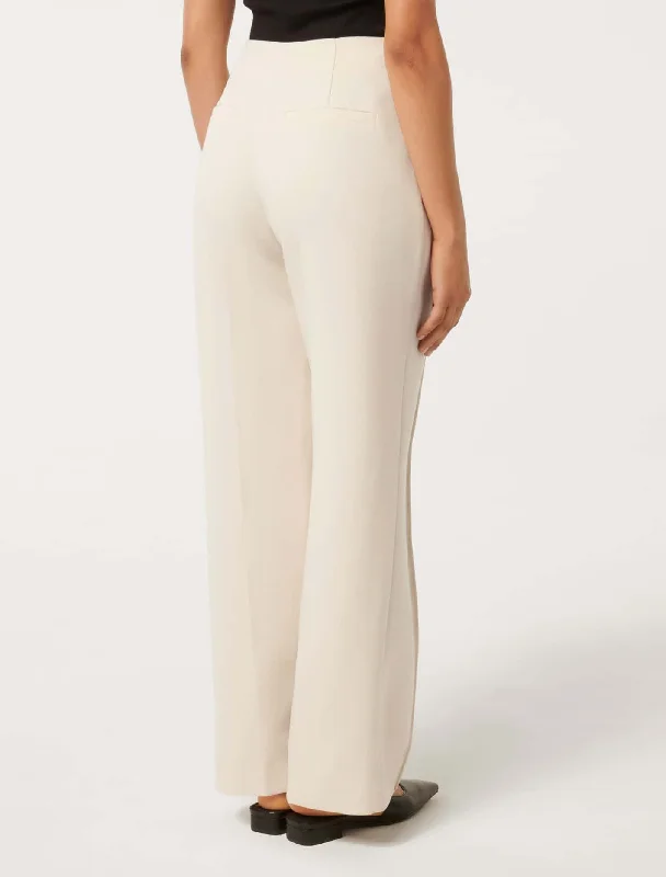 Zali Petite Pintuck Straight Leg Pants