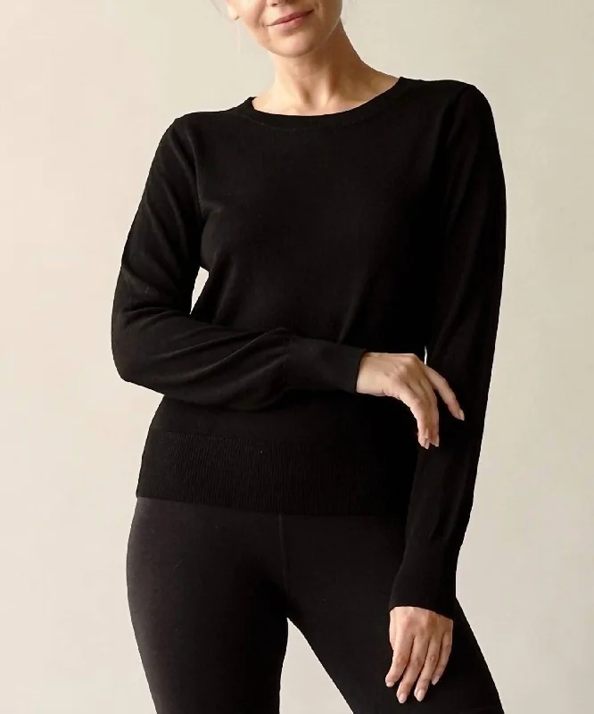 Bamboo Sweater In Black