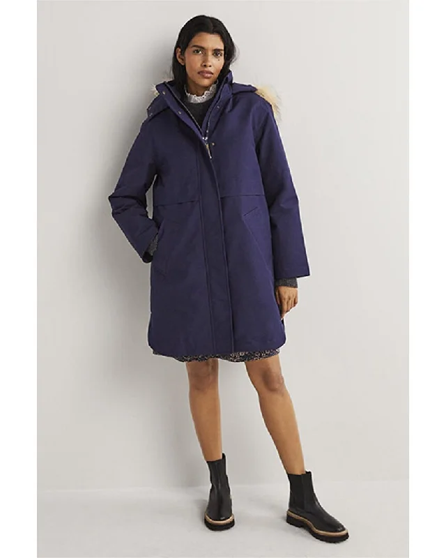 Boden Waterproof Borg Lined Parka