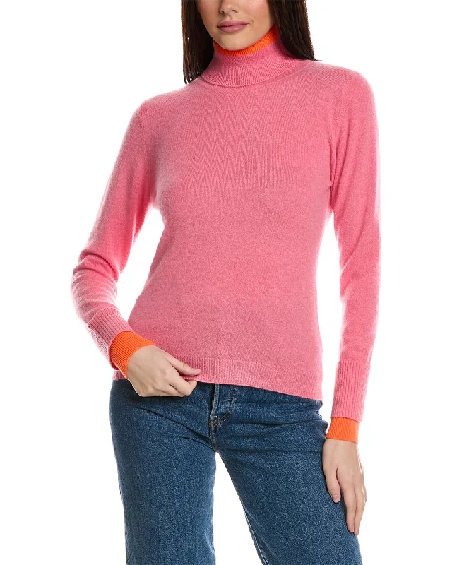 Brodie Cashmere Contrast Cashmere Sweater