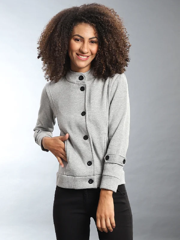 Campus Sutra Women Solid Stylish Casual Jacket