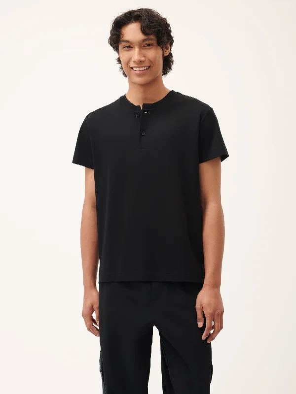 DNA Henley T-Shirt—black