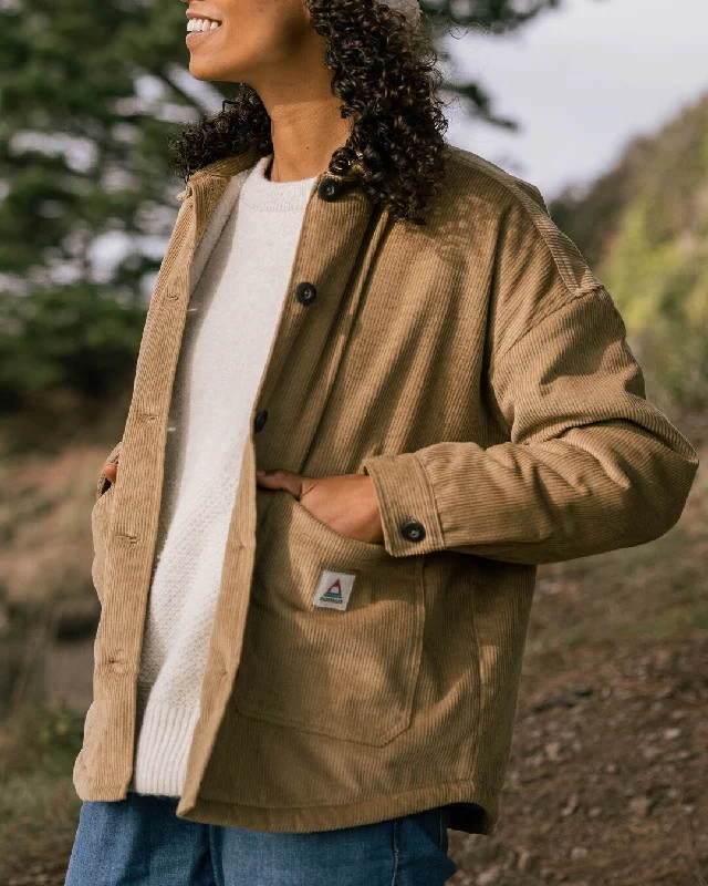 Flint Corduroy Overshirt - Biscuit