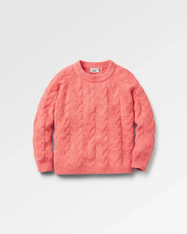 Harvest Recycled Knitted Jumper - Shell Pink