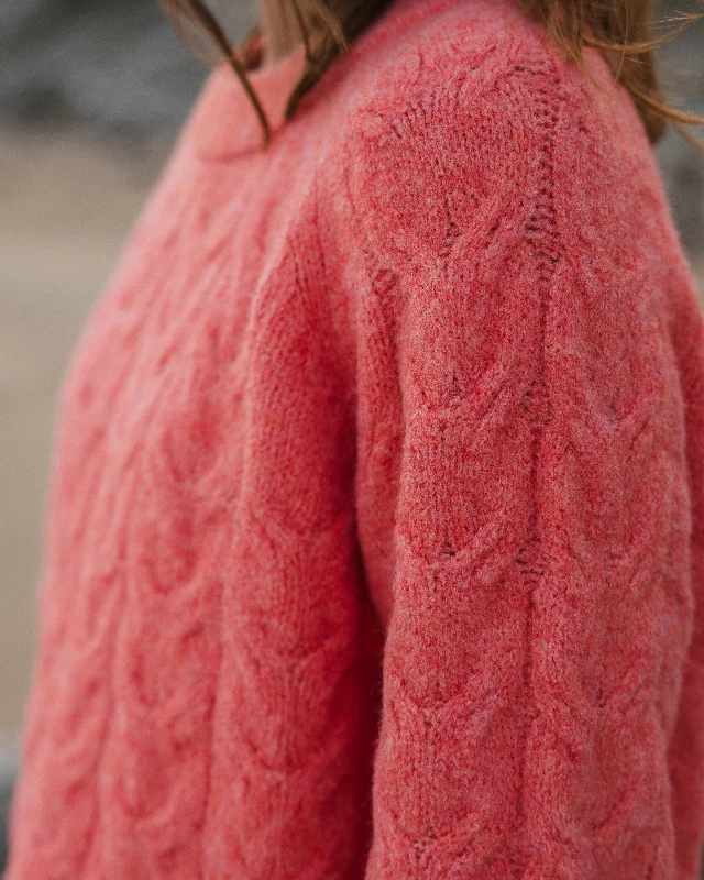 Harvest Recycled Knitted Jumper - Shell Pink