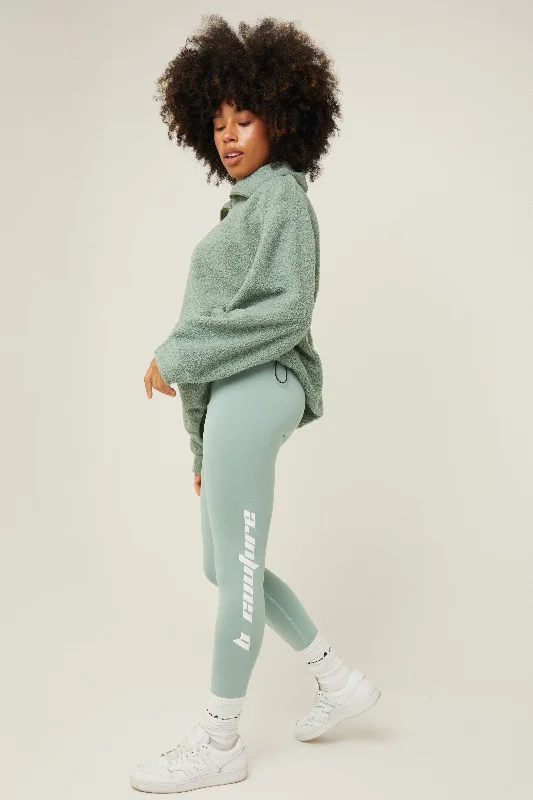 Oak Hill Borg Jumper & Leggings Set - Green