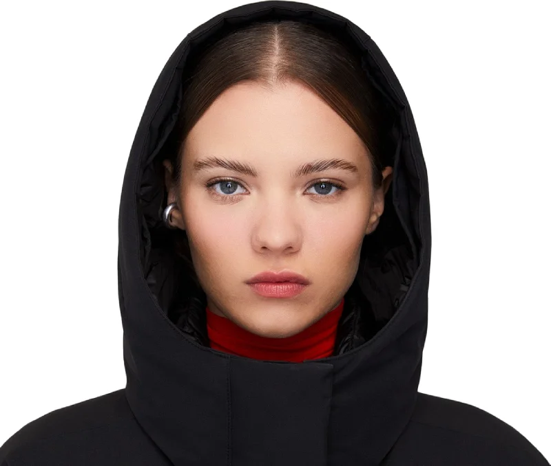 Ines Hooded Down Winter No Fur Jacket - Oversized - Women's|-|Manteau d'hiver en duvet à capuchon sans fourrure Ines - Surdimensionnée - Femme