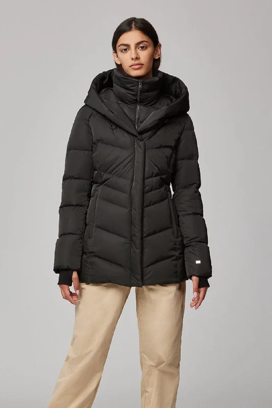 TALLIA Sustainable Slim-Fit Radiant Down Jacket With Hood