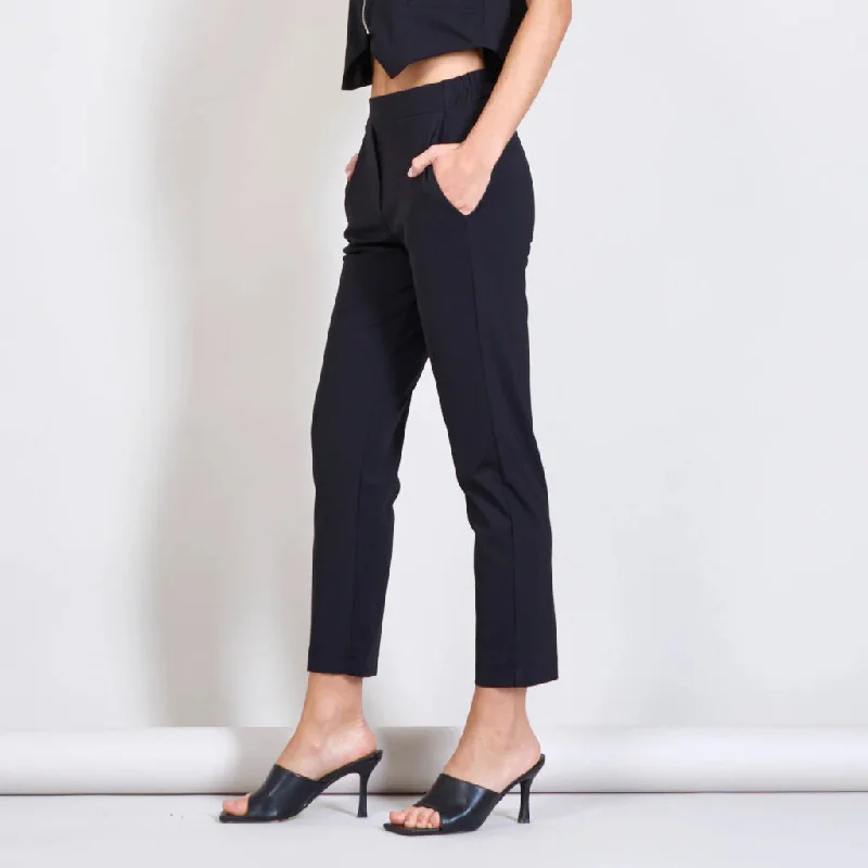 Basic Cigarette Pants (Black)