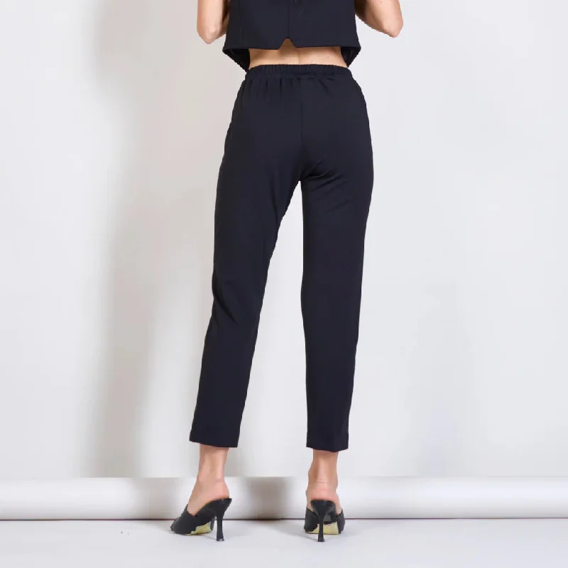 Basic Cigarette Pants (Black)