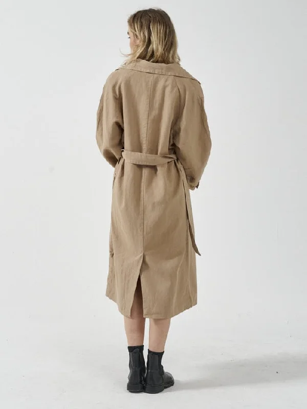 Discovery Trench Coat - Faded Khaki