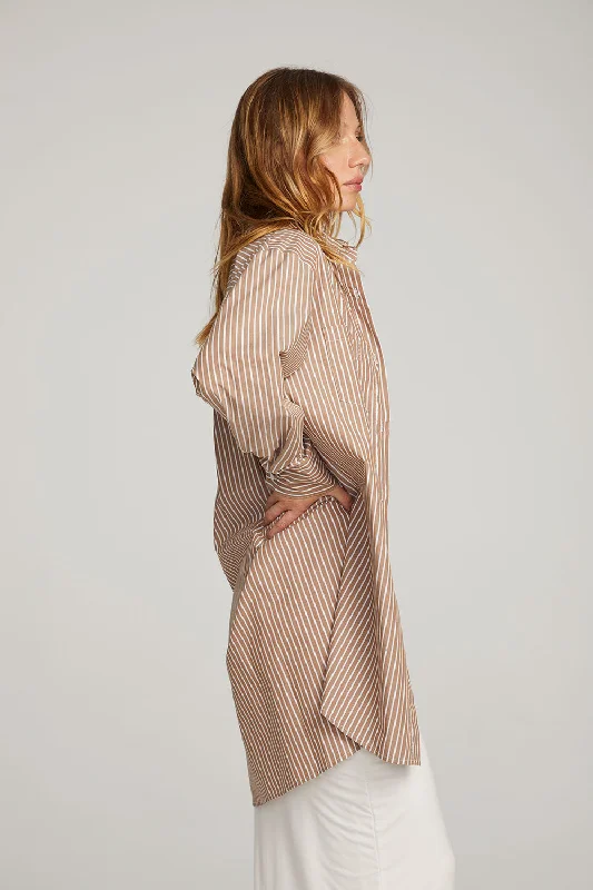 Kerstin Whiskey Stripe Button Down