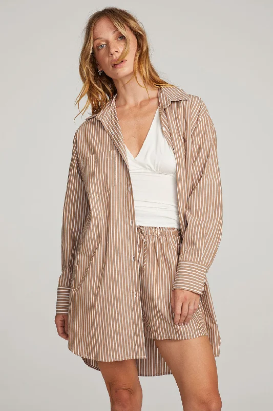 Kerstin Whiskey Stripe Button Down