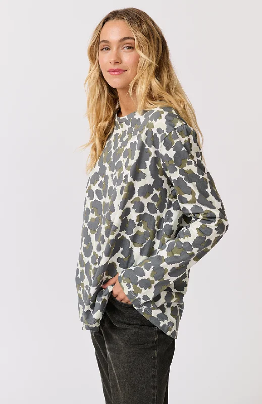 Lola Long Sleeve - Khaki Leopard