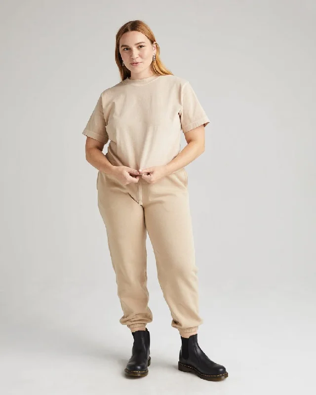 Recycled Fleece Sweatpant (Sandstorm)