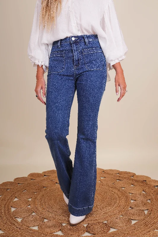 Totally Far Out Denim Flares