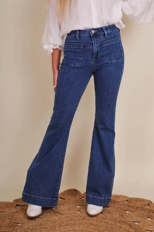 Totally Far Out Denim Flares