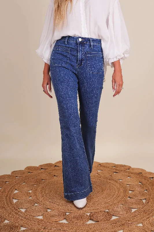 Totally Far Out Denim Flares