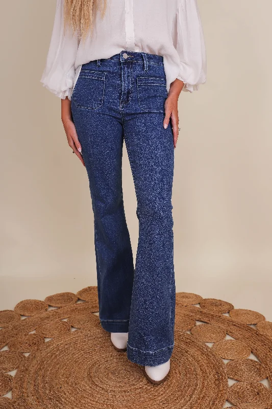 Totally Far Out Denim Flares