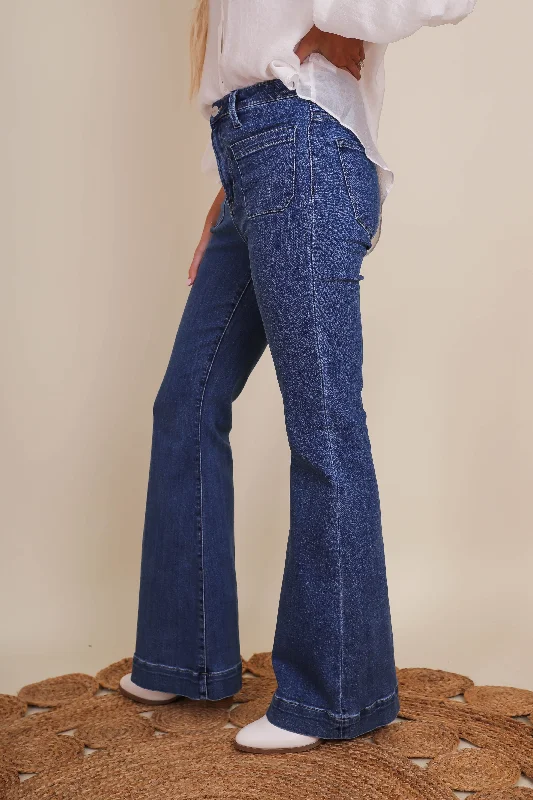 Totally Far Out Denim Flares