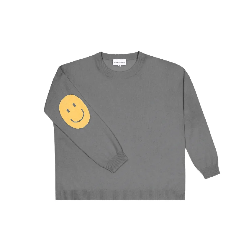 Smile Patch Cashmere Blend Sweater