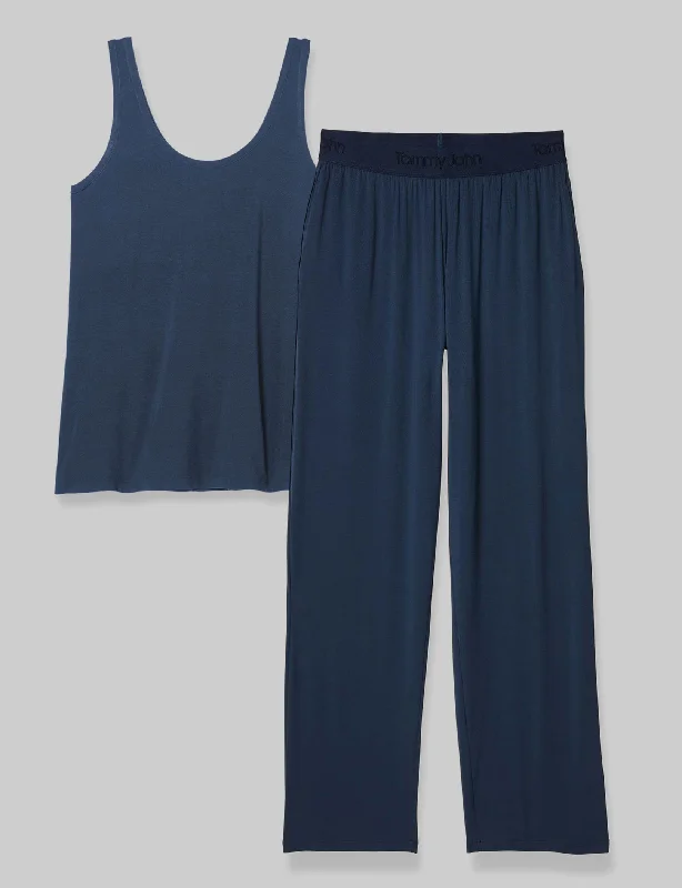 Women's Second Skin Sleep Tank & Pant Set